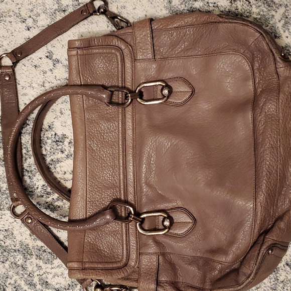 Purple toned COACH satchel - Picture 10 of 12